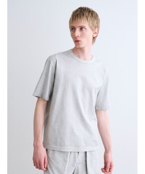 セール】 Men's pigment dyed cotton t-shirt （Tシャツ