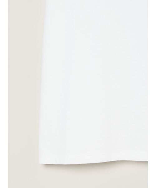 three dots / スリードッツ Tシャツ | Powdery cotton basic tee | 詳細4