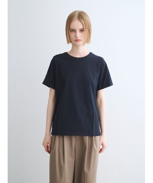 three dots / スリードッツ Tシャツ | Powdery cotton basic tee | 詳細8