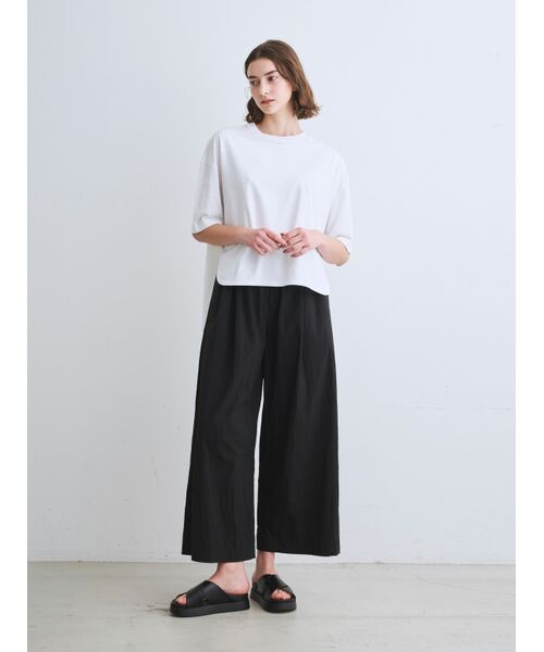 three dots / スリードッツ Tシャツ | Powdery cotton half slv tee | 詳細9