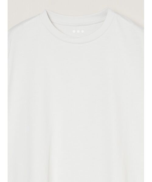 three dots / スリードッツ Tシャツ | Powdery cotton half slv tee | 詳細2