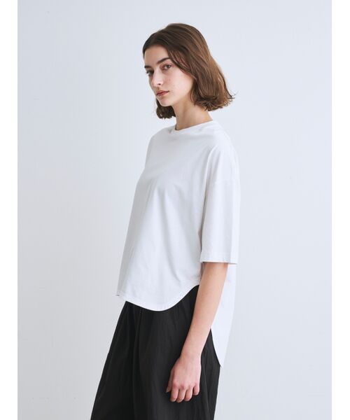 three dots / スリードッツ Tシャツ | Powdery cotton half slv tee | 詳細7