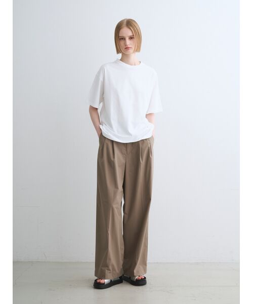 three dots / スリードッツ Tシャツ | Powdery cotton loose tee | 詳細8