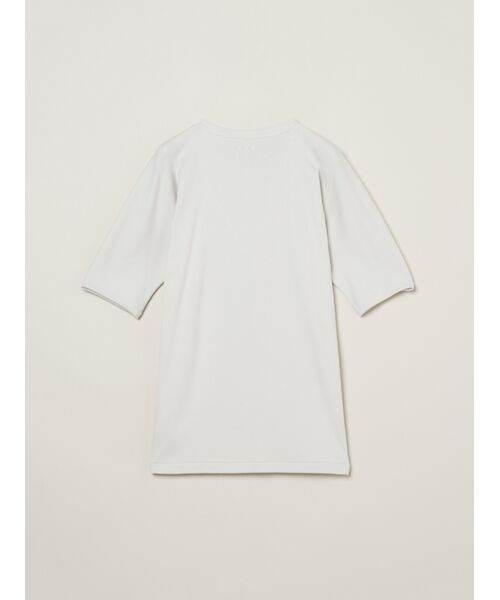 three dots / スリードッツ Tシャツ | Men's organic cotton knit slim | 詳細1