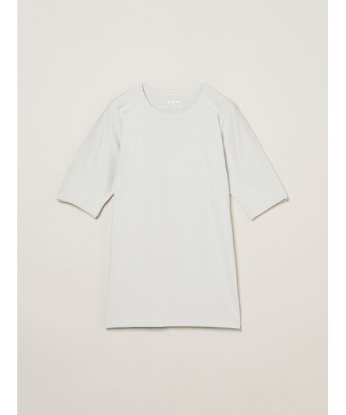 セール】 Men's organic cotton knit slim （Tシャツ）｜three