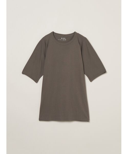 セール】 Men's organic cotton knit slim （Tシャツ）｜three