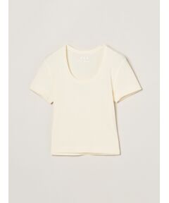 three dots / スリードッツ Tシャツ | Cotton basics cropped jessica