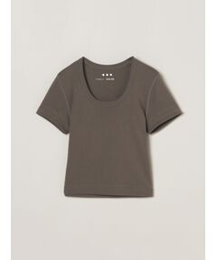 three dots / スリードッツ Tシャツ | Cotton basics cropped jessica