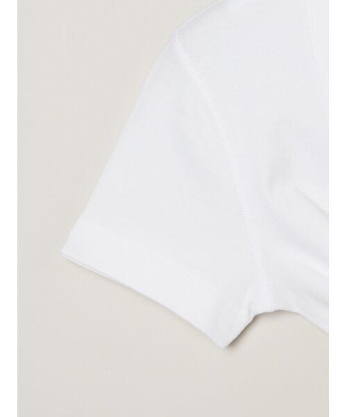 three dots / スリードッツ Tシャツ | Cotton basics cropped jessica | 詳細3