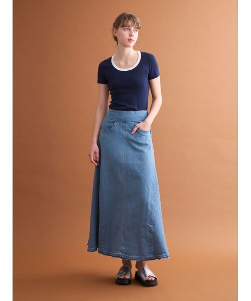 three dots / スリードッツ Tシャツ | Cotton basics ringer jessica | 詳細9