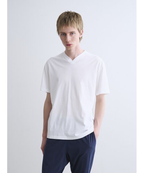 three dots / スリードッツ Tシャツ | Men's sanded jersery skipper tee | 詳細6