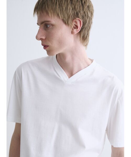 three dots / スリードッツ Tシャツ | Men's sanded jersery skipper tee | 詳細7