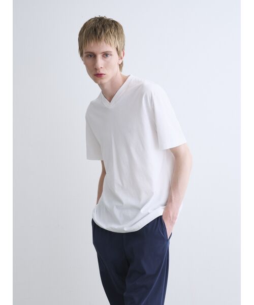 three dots / スリードッツ Tシャツ | Men's sanded jersery skipper tee | 詳細8
