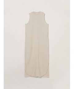 three dots / スリードッツ ドレス | Double pile tank dress
