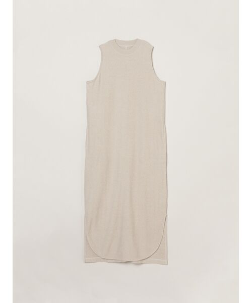 three dots/スリードッツ Double pile tank dress beige M three dots/スリードッツ Double pile tank dress beige M