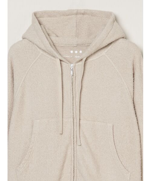 three dots / スリードッツ その他トップス | Double pile zip up hoody | 詳細2