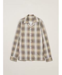 three dots / スリードッツ シャツ・ブラウス | Men's shadow check print shirt