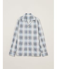 three dots / スリードッツ シャツ・ブラウス | Men's shadow check print shirt