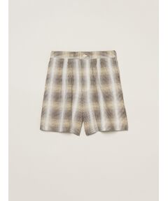 three dots / スリードッツ その他パンツ | Men's shadow check print short pants