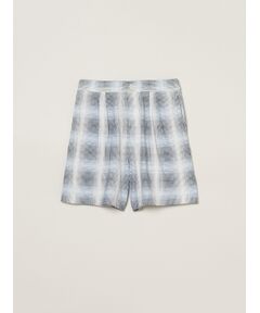 three dots / スリードッツ その他パンツ | Men's shadow check print short pants