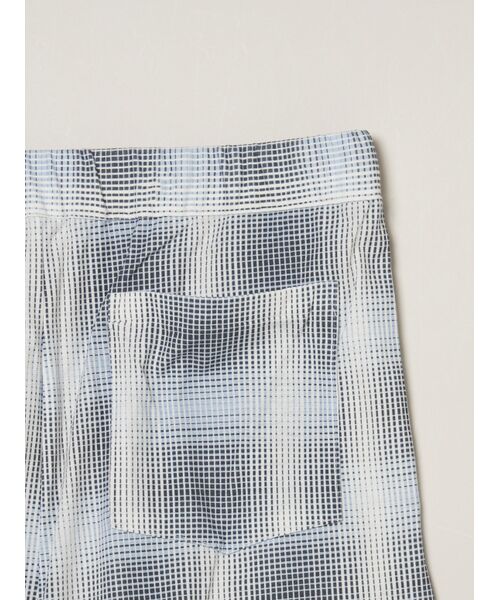 three dots / スリードッツ その他パンツ | Men's shadow check print short pants | 詳細4