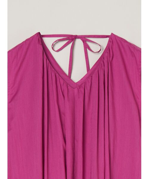 three dots / スリードッツ ドレス | Sheer lawn dress | 詳細2