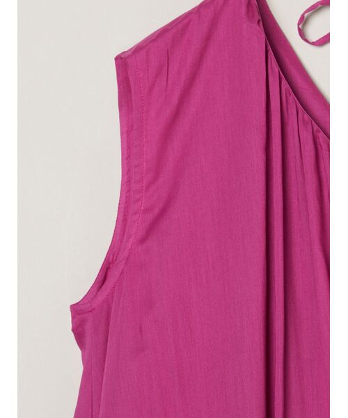 three dots / スリードッツ ドレス | Sheer lawn dress | 詳細3