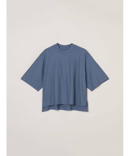 three dots / スリードッツ Tシャツ | Hampton tee short sleeve(blue grey)