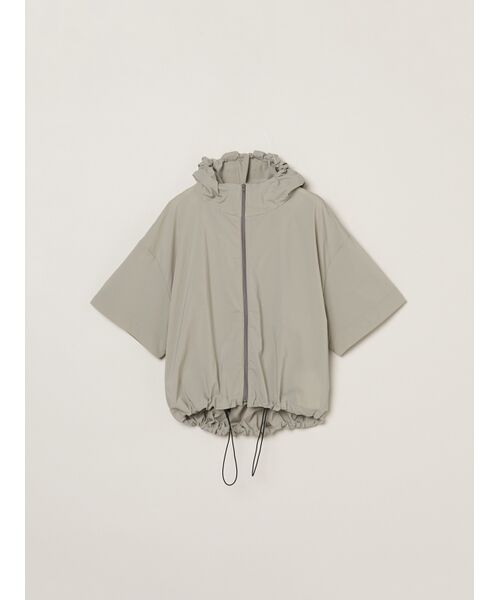 three dots / スリードッツ その他トップス | Seaside line half sleeve hoody | 詳細5