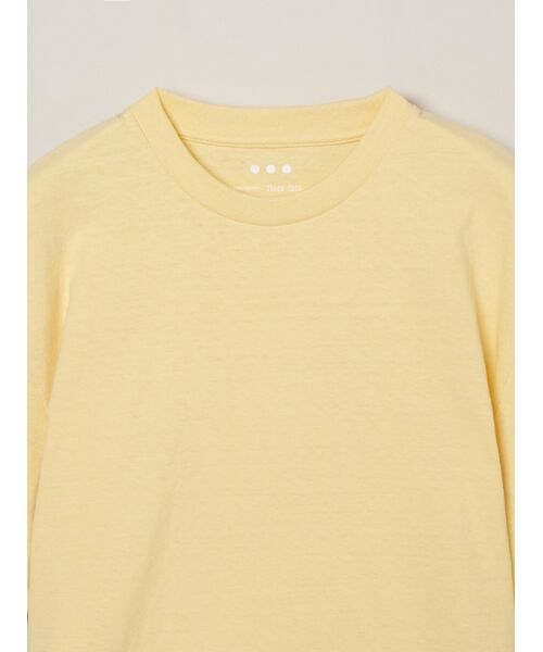 three dots / スリードッツ Tシャツ | Men's organic recycled cotton t-shirt | 詳細2