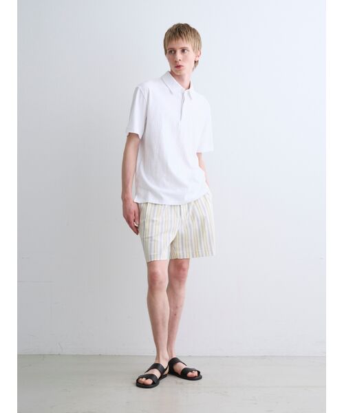 three dots / スリードッツ ポロシャツ | Men's organic recycled cotton polo | 詳細9