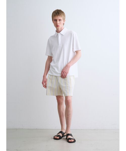 three dots / スリードッツ ポロシャツ | Men's organic recycled cotton polo | 詳細10