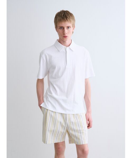 three dots / スリードッツ ポロシャツ | Men's organic recycled cotton polo | 詳細6