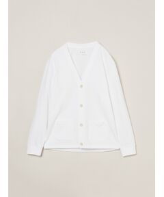 three dots / スリードッツ カーディガン・ボレロ | Men's organic recycled cotton cardigan