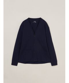 three dots / スリードッツ カーディガン・ボレロ | Men's organic recycled cotton cardigan