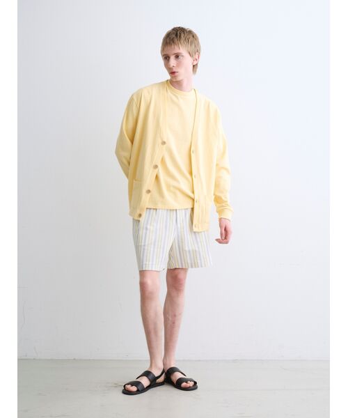 three dots / スリードッツ カーディガン・ボレロ | Men's organic recycled cotton cardigan | 詳細9