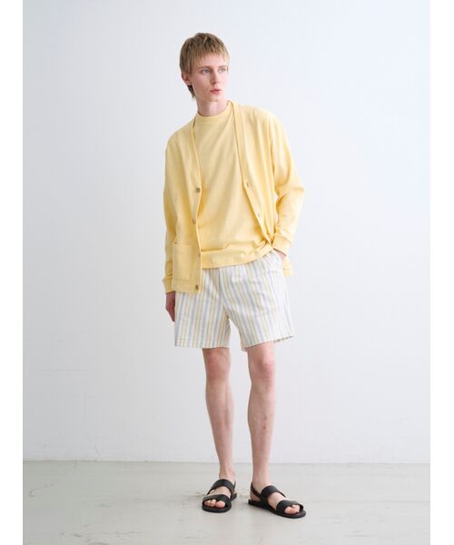 three dots / スリードッツ カーディガン・ボレロ | Men's organic recycled cotton cardigan | 詳細10