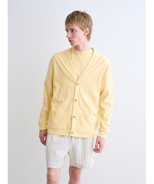 three dots / スリードッツ カーディガン・ボレロ | Men's organic recycled cotton cardigan | 詳細6