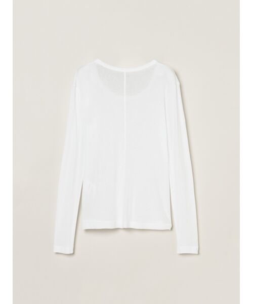 three dots - three dots(スリードッツ) ベスト サイズS レディース アイボリー Poodle boa long vest （その他アウター）｜three dots