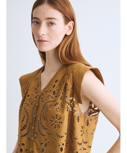 Tropical lace tops （その他トップス）｜three dots