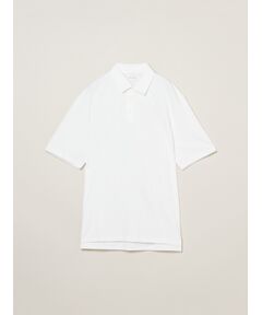 three dots / スリードッツ ポロシャツ | Men's powdery cotton s/s polo