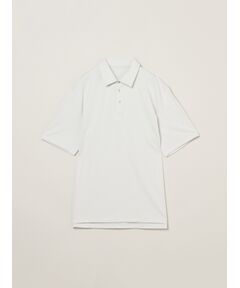 three dots / スリードッツ ポロシャツ | Men's powdery cotton s/s polo