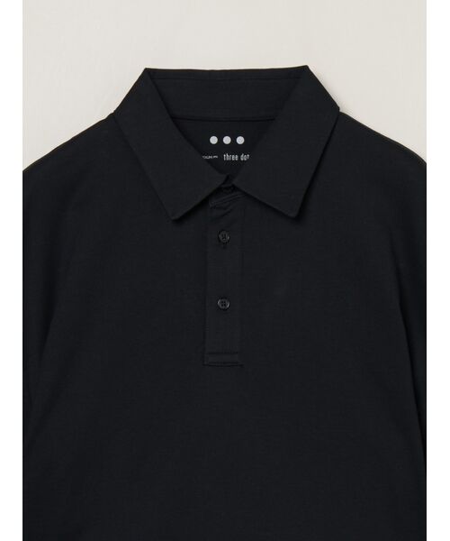 three dots / スリードッツ ポロシャツ | Men's powdery cotton s/s polo | 詳細2