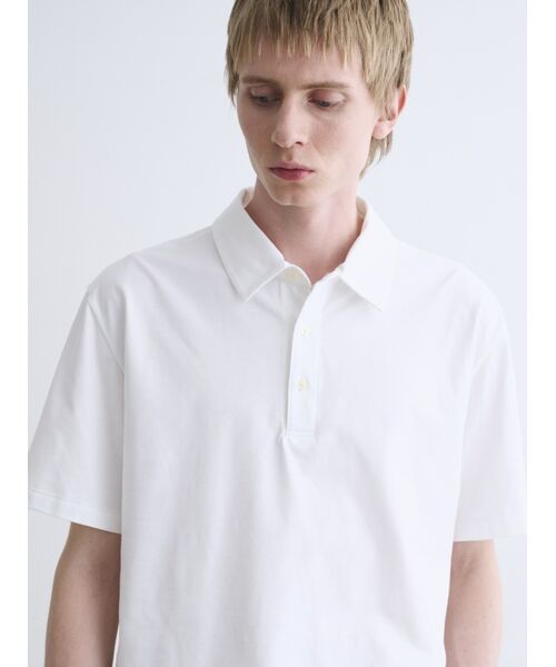 three dots / スリードッツ ポロシャツ | Men's powdery cotton s/s polo | 詳細7