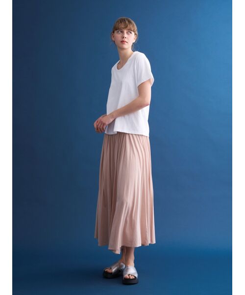 three dots / スリードッツ Tシャツ | Powdery cotton Jessica tee | 詳細9