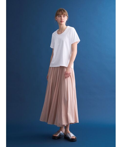 three dots / スリードッツ Tシャツ | Powdery cotton Jessica tee | 詳細10