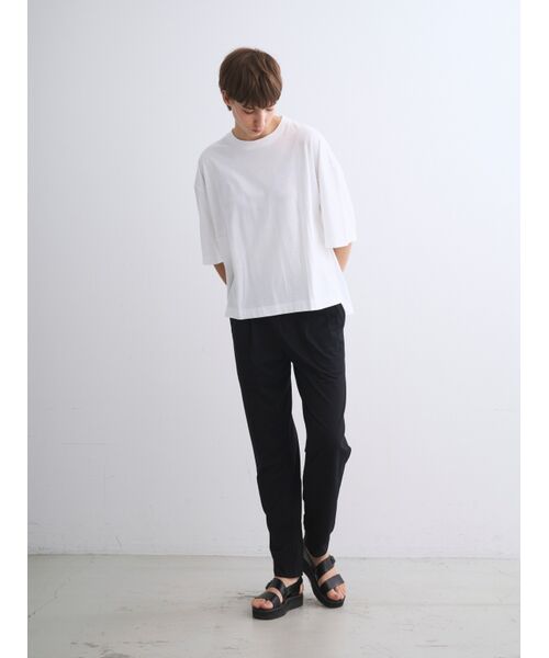 three dots / スリードッツ その他パンツ | Powdery cotton pants | 詳細8