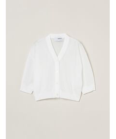 three dots / スリードッツ カーディガン・ボレロ | Shimmer sweater half slv CD