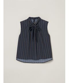 three dots / スリードッツ その他トップス | Dry twill tie brouse