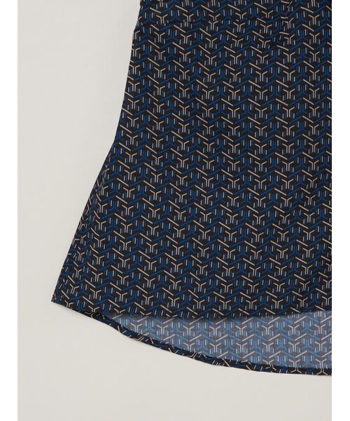 three dots / スリードッツ その他トップス | Dry twill tie brouse | 詳細4